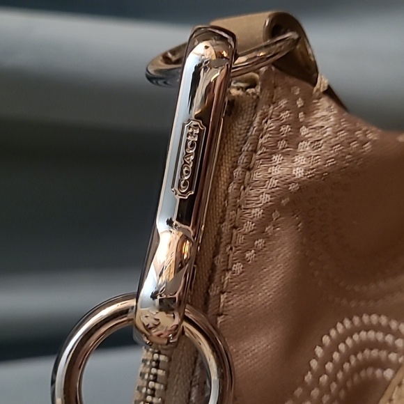 Coach Madison Dotted OP Art "Sophia" Satchel - Picture 3 of 11